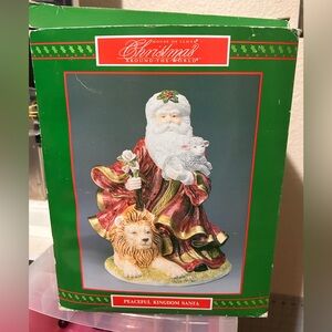 Vtg vintage 1995 Peaceful Kingdom Santa Musical